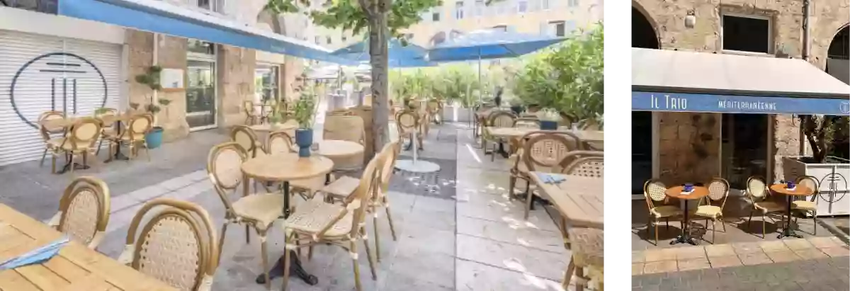 Il Trio - Restaurant bistronomique sur le vieux port de Marseille sur le fameuse place aux huiles - Bar a Cocktail Marseille